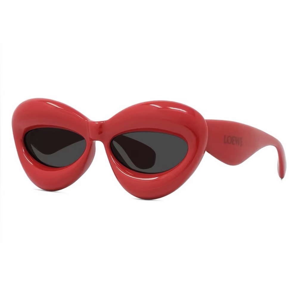 Loewe Bold Red Inflated Cat-Eye Sunglasses